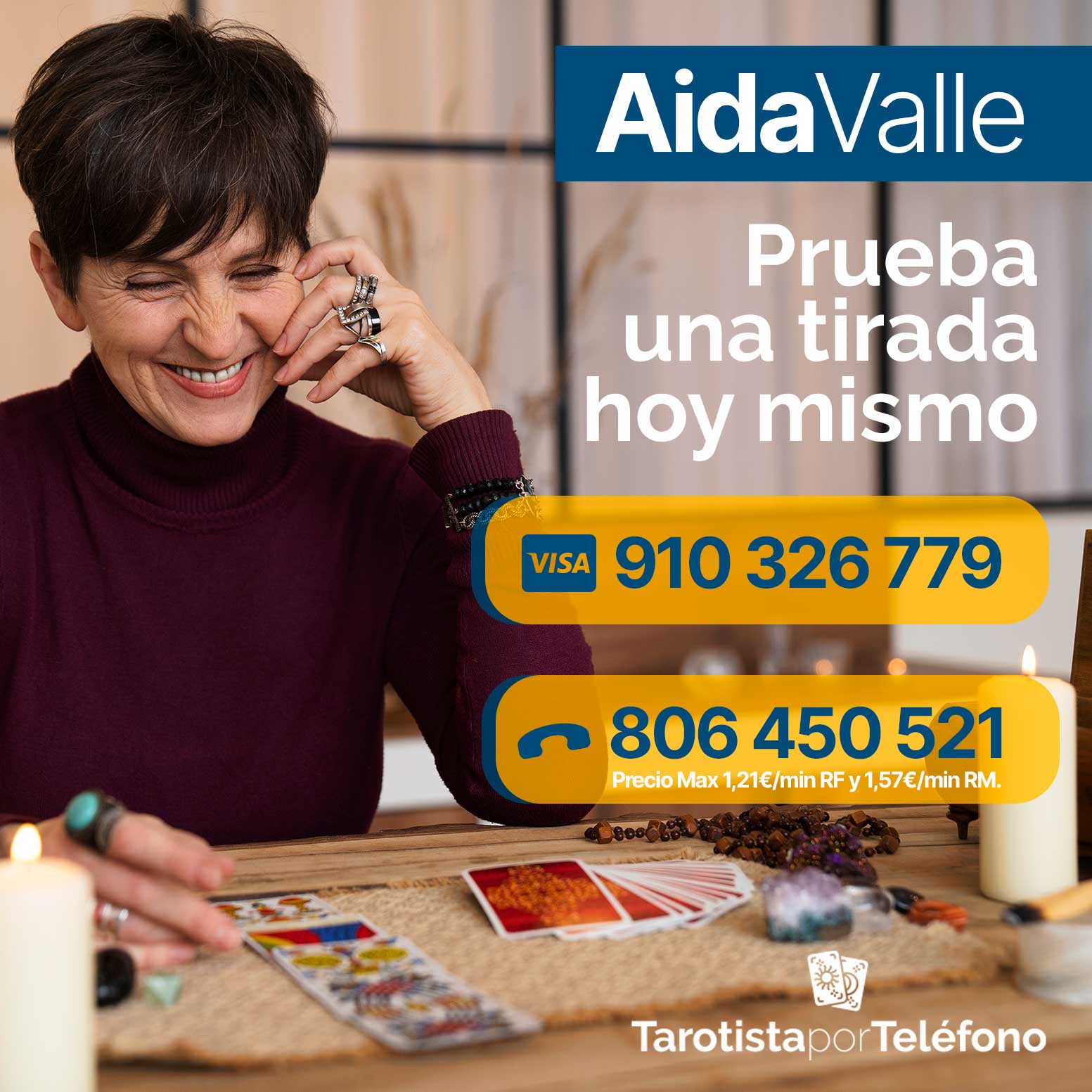 Aida Valle Tarotista por teléfono